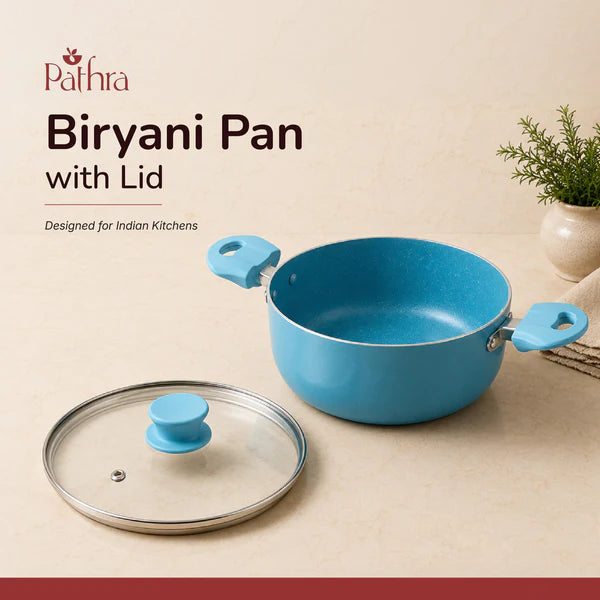 Pathra Non-Stick Briyani Pan with Glass Lid 4300ml