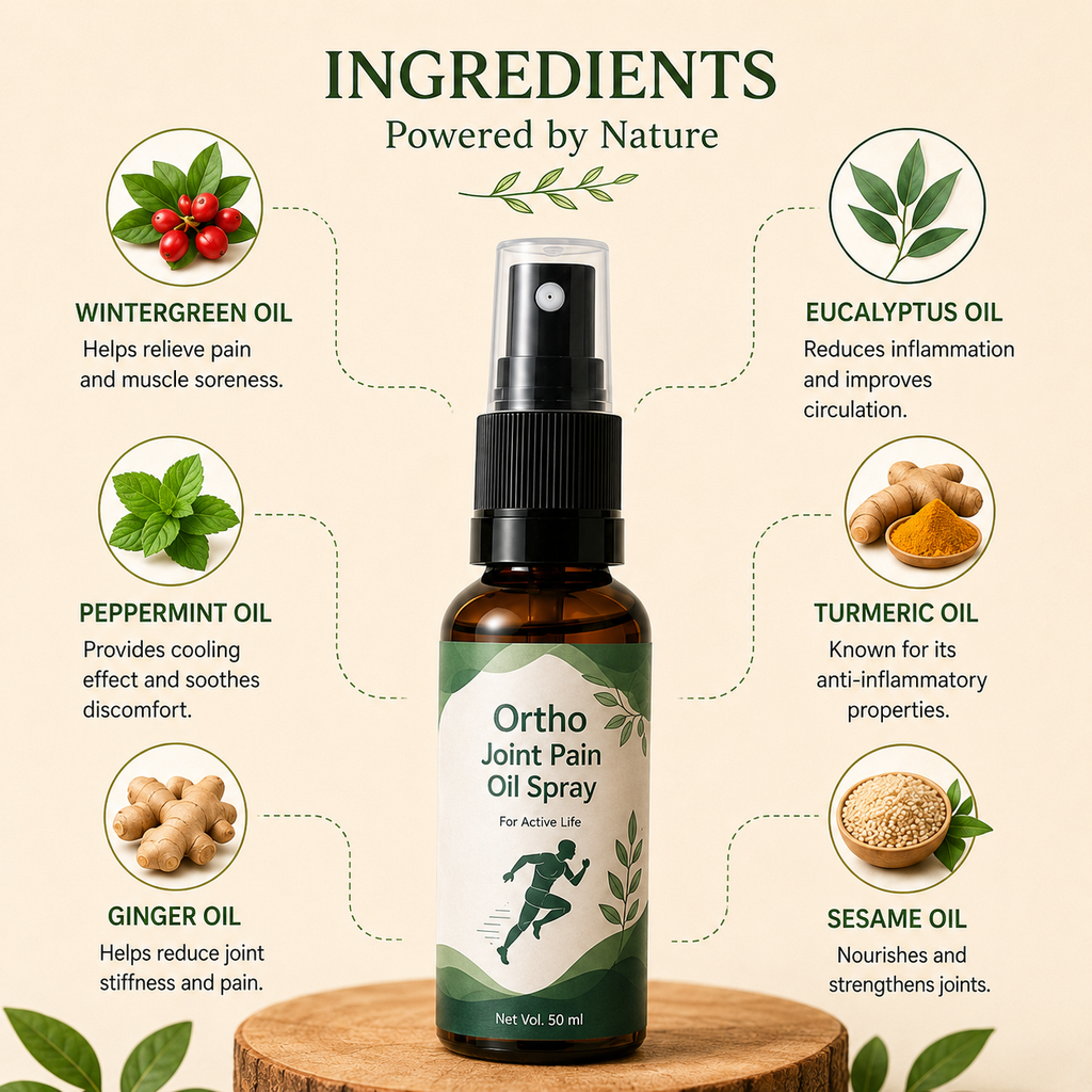 Ortho Joint Pain Oil 50ml Each Pack Of 2