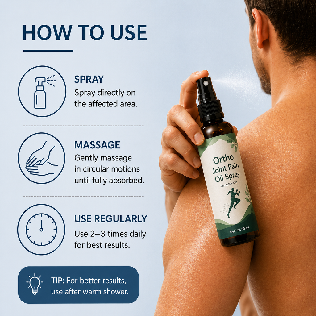 Ortho Joint Pain Oil 50ml Each Pack Of 2