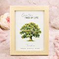 Tourmaline Tree of Life Wall Frame