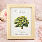 Tourmaline Tree of Life Wall Frame