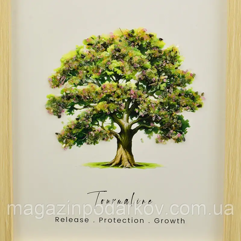 Tourmaline Tree of Life Wall Frame