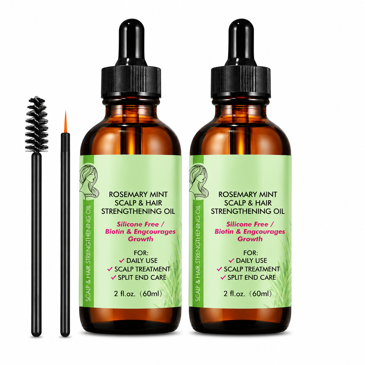 Rosemery Mint Oil 100ml Each Pack Of 2