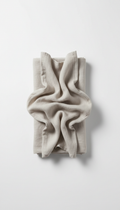 Linen Throw Blanket In Natural Oat